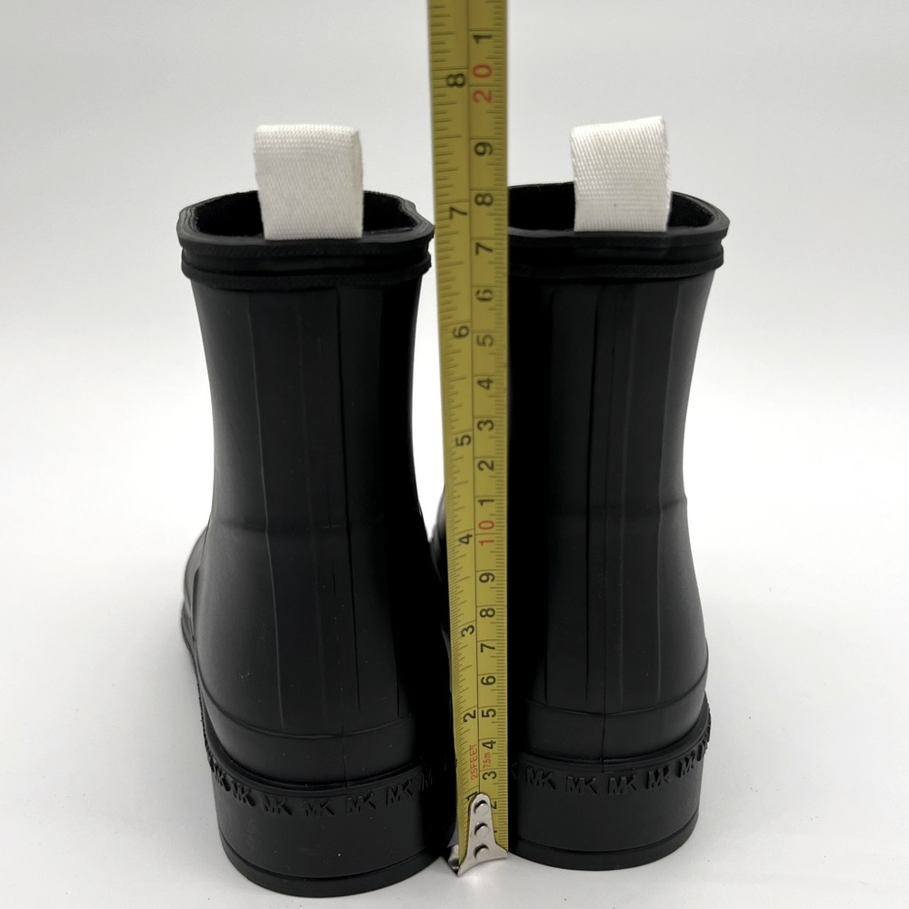 Michael Kors Black Ankle Rain Bootie Rubber Boots 6 NWT - Picture 11 of 11